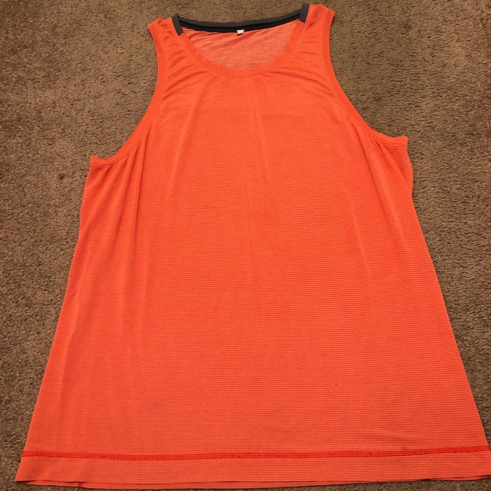 lululemon Precise Singlet in Alarming Men's XL